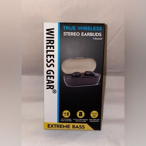 Wireless Gear True Wireless Stereo Bluetooth Earbuds SEALED
